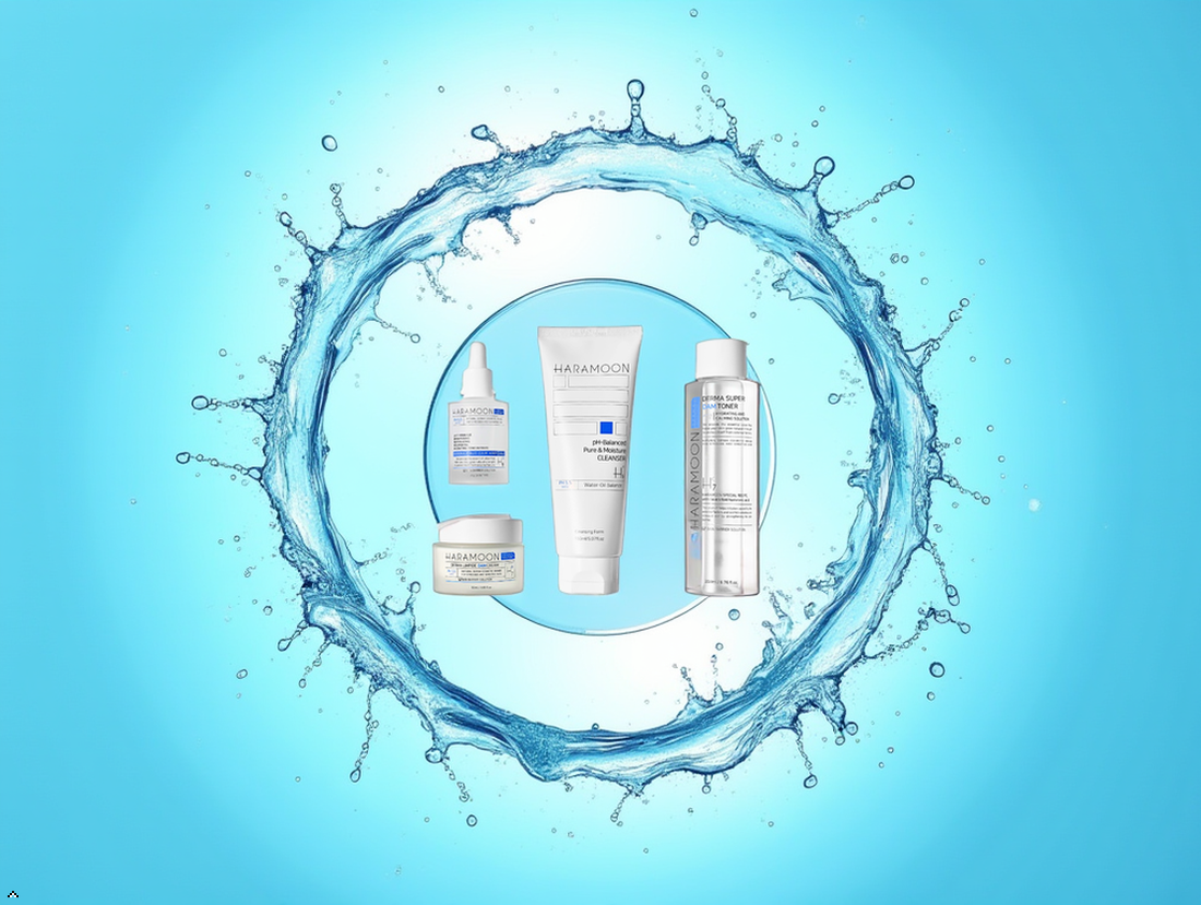 HARAMOON skin barrier system four step product routine from south korea