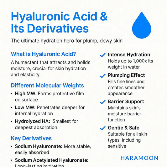 Hyaluronic acid serum for anti-aging skincare and hydration