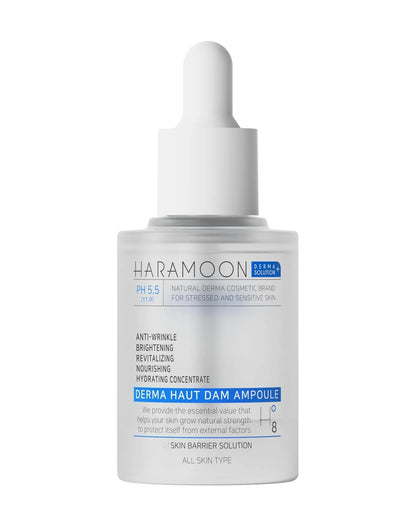 HARAMOON Silky Hydration Ampoule | Vegan & EWG Certified Korean Skincare, 30mL - Wax | Wane