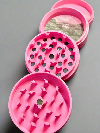 Premium 2.5 Inch Grinder Mill, Colorful Kitchen Tool - Wax | Wane - Flowergirl - 10