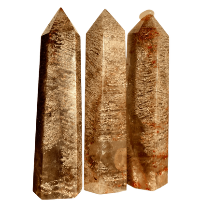 Thousand Layer Crystal Obelisk – Natural Quartz & Mineral Formation, Rare Collectible 3.5" - Wax | Wane