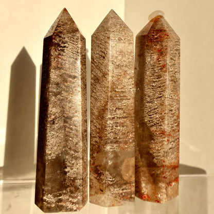 Thousand Layer Crystal Obelisk – Natural Quartz & Mineral Formation, Rare Collectible 3.5" - Wax | Wane