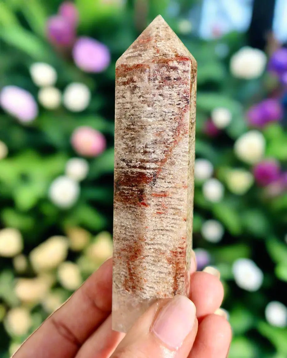 Thousand Layer Crystal Obelisk – Natural Quartz & Mineral Formation, Rare Collectible 3.5" - Wax | Wane