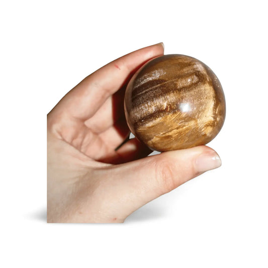 Tiger Eye Crystal Sphere – 2" Focus & Vitality Gemstone - Wax | Wane